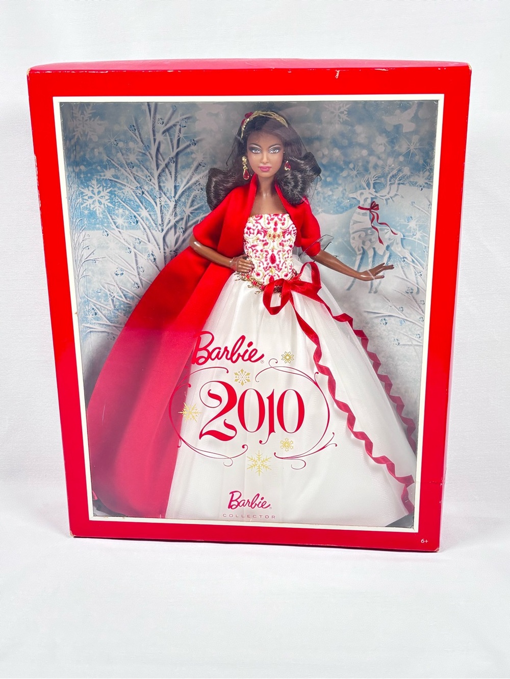 Vintage 2010 Holiday Barbie Doll (African-American Collector Edition)